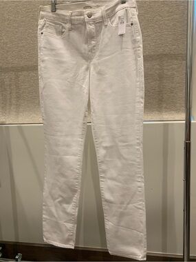 Old Navy White slim straight jeans